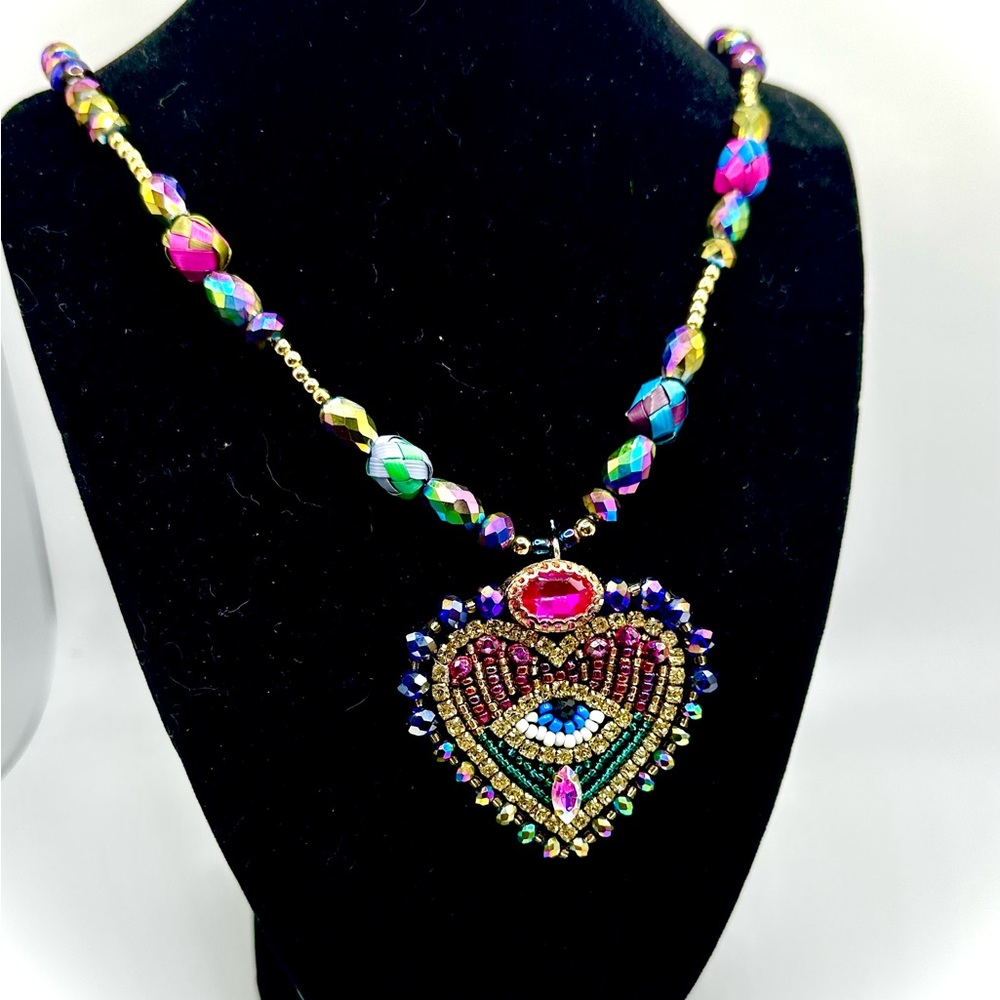 Custom evil eye necklace